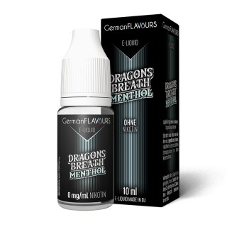 GermanFLAVOURS - Dragons Breath Menthol - E-Zigaretten Liquid 0mg/ml