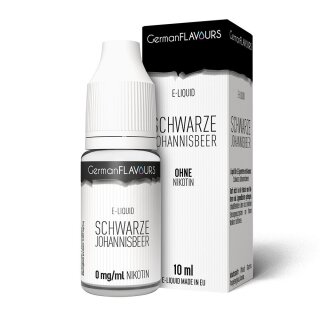 GermanFLAVOURS - Schwarze Johannisbeere - E-Zigaretten Liquid 6mg/ml