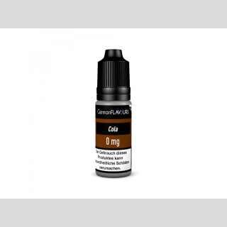 GermanFLAVOURS - Cola - E-Zigaretten Liquid 12 mg/ml