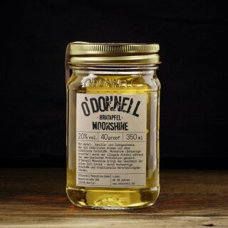 O`Donnell Moonshine Likör Bratapfel 20% vol 350 ml
