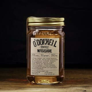 O`Donnell Moonshine Likör Toffee 25% vol 350 ml