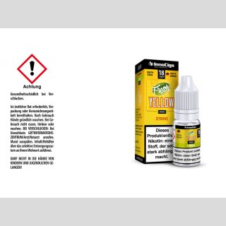 Fresh Yellow Zitrone Aroma - Liquid für E-Zigaretten 18 mg/ml