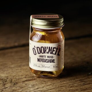 O´Donnell Moonshine - Harte Nuss Mikro Likör 25% - 20ml