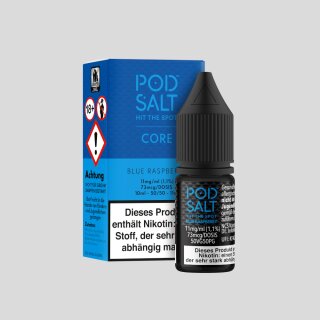 Pod Salt Core - Blue Raspberry - Nikotinsalz Liquid 11 mg/ml