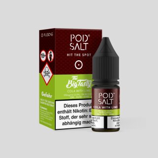 Pod Salt Fusion - Cola with Lime - Nikotinsalz Liquid 20 mg/ml