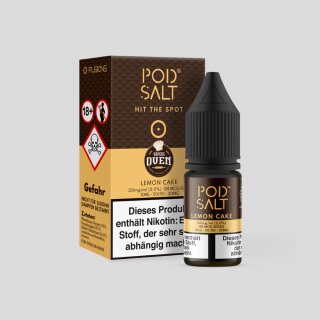 Pod Salt Fusion - Lemon Cake - Nikotinsalz Liquid 20 mg/ml