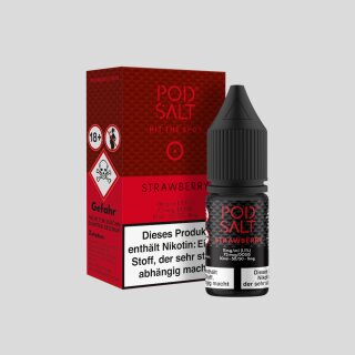 Pod Salt - Strawberry - Nikotinsalz Liquid 11 mg/ml