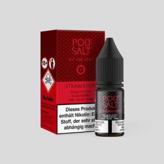Pod Salt - Strawberry - Nikotinsalz Liquid 20 mg/ml