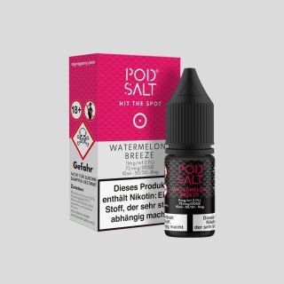 Pod Salt - Watermelon Breeze - Nikotinsalz Liquid 11 mg/ml