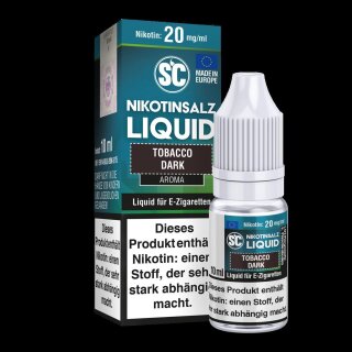 SC - Tobacco Dark  - Nikotinsalz Liquid 20 mg/ml