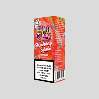 Bad Candy Liquids - Strawberry Splash - Nikotinsalz Liquid 10 mg/ml