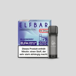 Elf Bar Elfa Pod Blueberry 20mg/ml (2 Stück) 10er