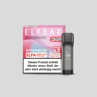 Elf Bar Elfa Pod Watermelon 20mg/ml (2 Stück) 10er