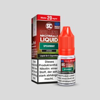SC - Red Line - Spearmint - Nikotinsalz Liquid 20 mg/ml