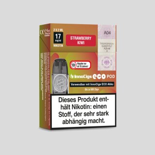 InnoCigs - Eco Pod Strawberry Kiwi 17mg/ml (2 Stück pro Packung)