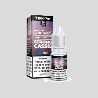 InnoCigs - One Way - Strong Cassis - Nikotinsalz Liquid