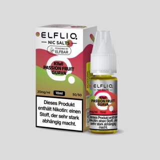 ELFLIQ - Kiwi Passion Fruit Guava - Nikotinsalz Liquid