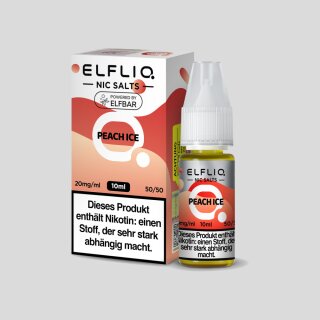 ELFLIQ - Peach Ice - Nikotinsalz Liquid 20 mg/ml