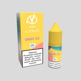 Linvo - Grape Ice - Nikotinsalz Liquid