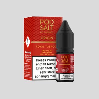 Pod Salt Origin - Royal Tobacco - Nikotinsalz Liquid