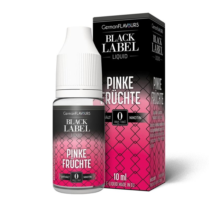 elfbar elfa kaufen Black Label - Pinke Früchte - E-Liquid - 10ml (STEUERWARE)