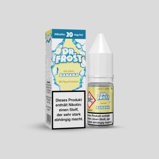Dr. Frost - Ice Cold - Banana - Nikotinsalz Liquid 20mg/ml