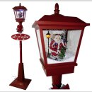 Schneiende LED Laterne 180cm Motiv Santa