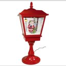 Schneiende LED Tischlaterne 65cm Motiv Santa