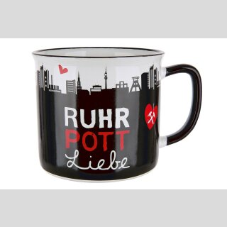 Keramik Tasse "RUHR POTT Liebe"