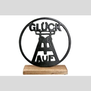 Aluminium Kreis "Glück auf"