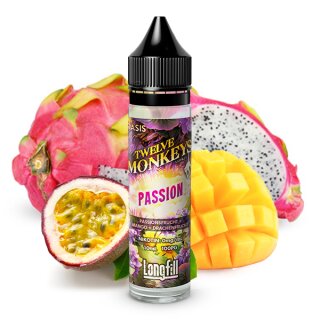 Twelve Monkeys - Passion 10ml Longfill Aroma