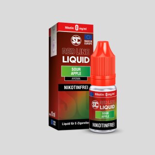 SC - Red Line - Sour Apple - Nikotinsalz Liquid