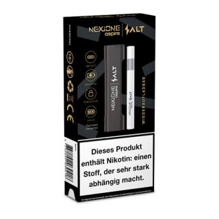 Salt NEXIONE - Akkuträger Starter Kit Black (Charcoal)