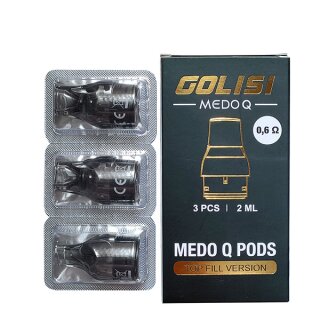 3x Golisi Medo Q Pod Tank Verdampfer - Top Fill