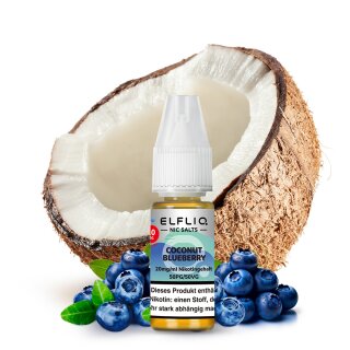 ELFBAR ELFLIQ Coconut Blueberry Nikotinsalz Liquid 10 ml