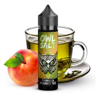 OWL SALT Pfirsich Grüner Tee Aroma 10ml