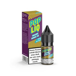 PopLiq - Traube Minze V2 - Nikotinsalz - 10ml