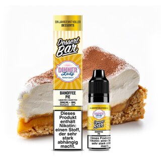 DINNER LADY Banoffee Pie Nikotinsalz Liquid 10 ml