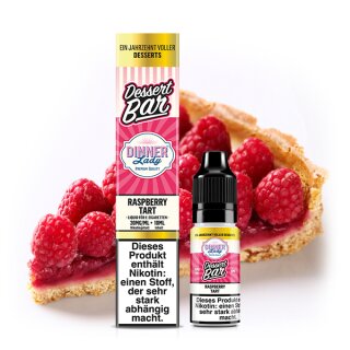 DINNER LADY Raspberry Tart Nikotinsalz Liquid 10 ml