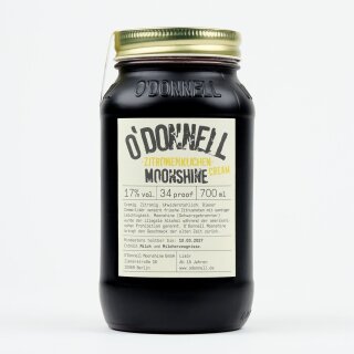 O´Donnell Moonshine Zitronenkuchen Cream - 17% vol.