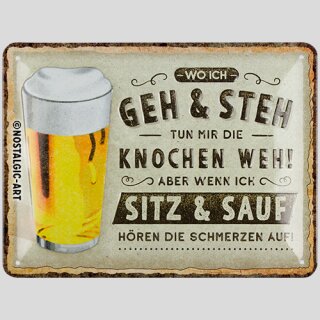 Wo ich geh und steh - Bier
